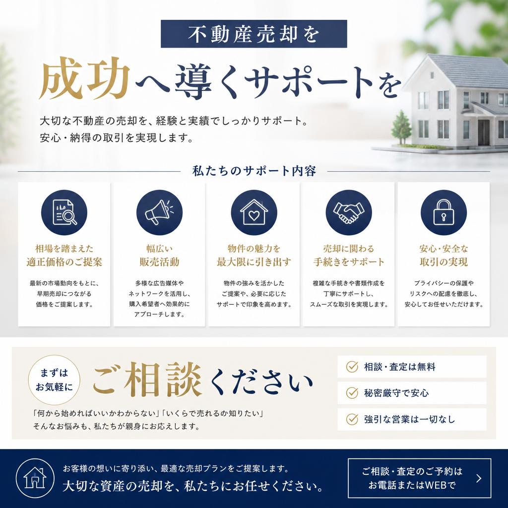 今すぐご相談ください！私たちがサポートします