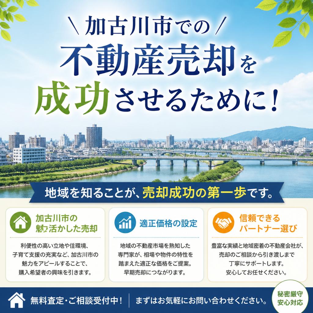 加古川市での不動産売却を成功させるために！|加古川市不動産売却買取相談センター