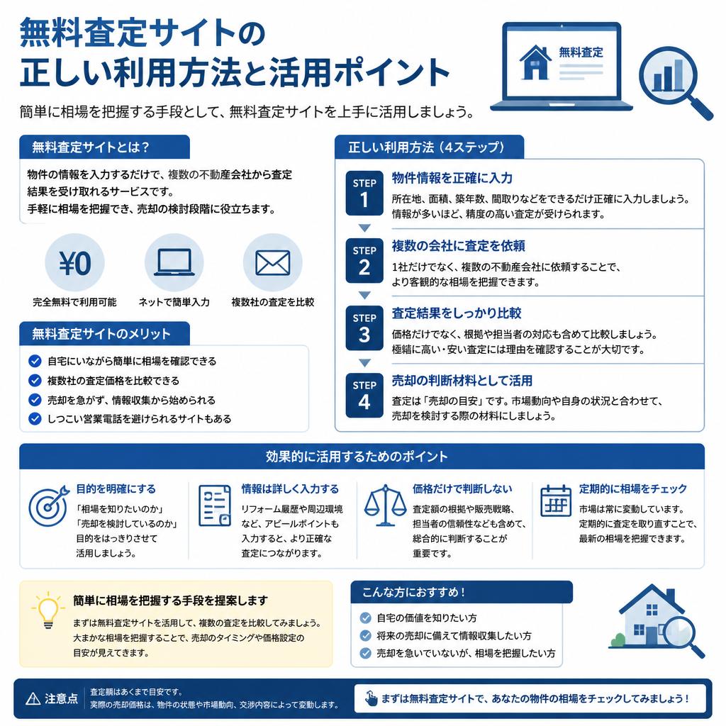 5. 無料査定サイトの活用法