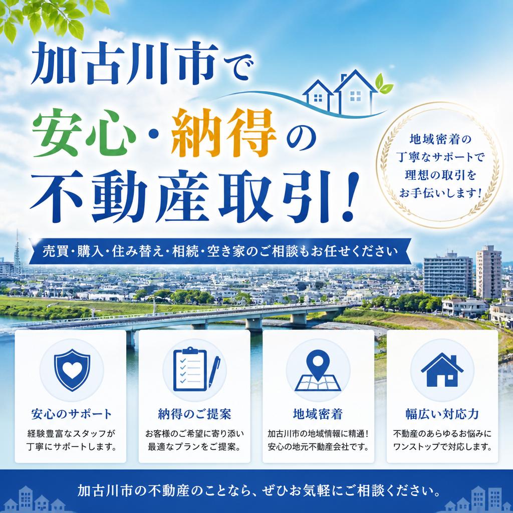 加古川市で安心・納得の不動産取引！一括査定サイトの落とし穴とは？|加古川市不動産売却買取相談センター
