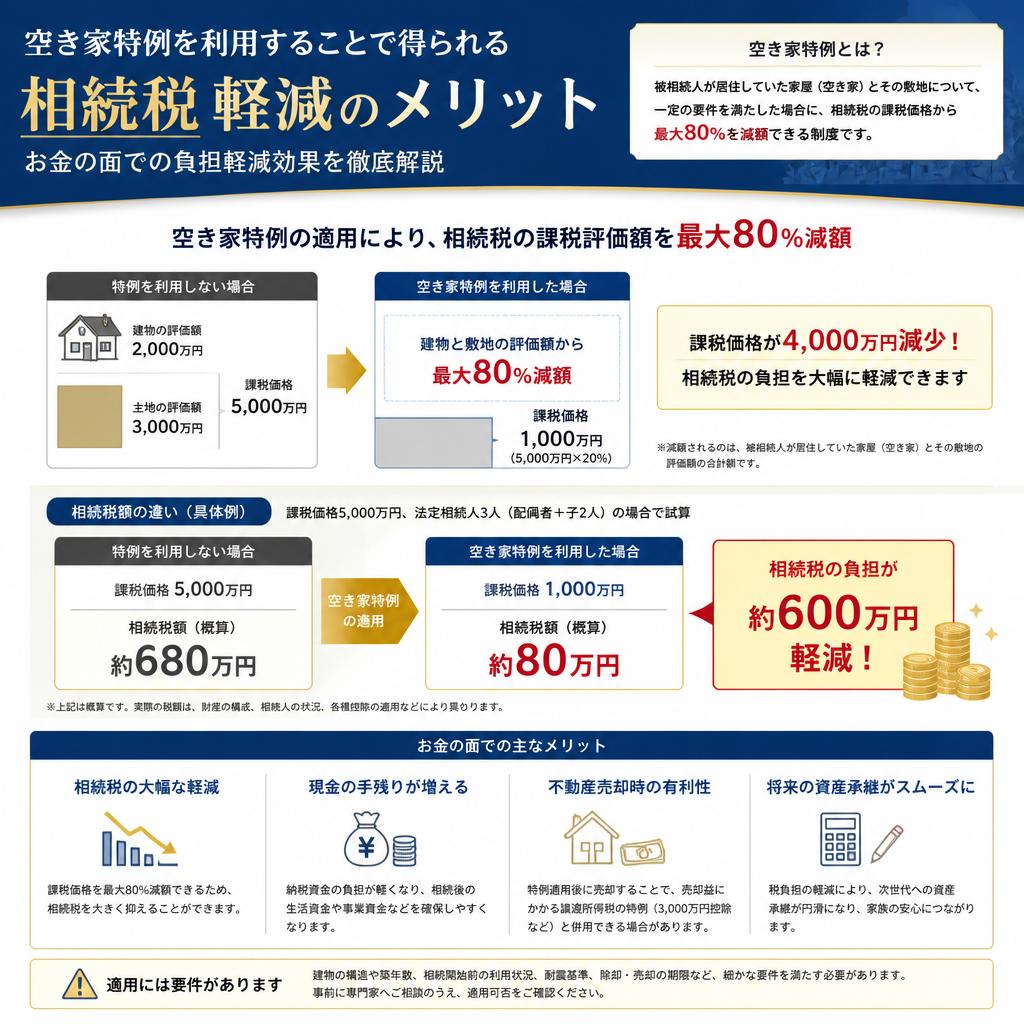 相続税の負担を軽減するメリット