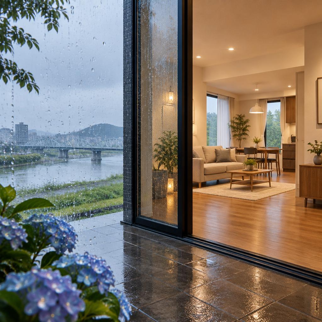 雨の日こそ、住まいの魅力が伝わる。加古川市の不動産売却は、天候に左右されない内覧準備と地域を知るプロのサポートで、納得の一歩へ。